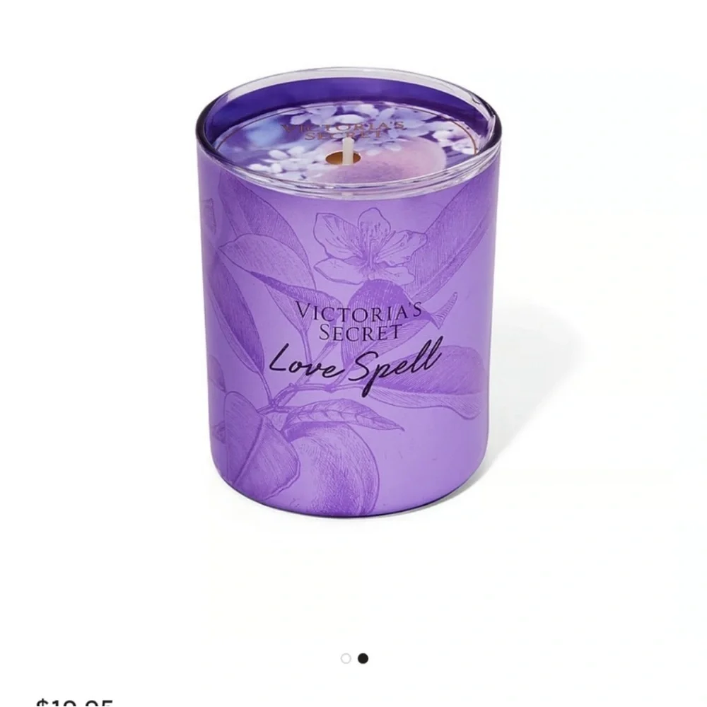NEW Victoria's Secret Pink Love Spell Purple Candle - New in Box